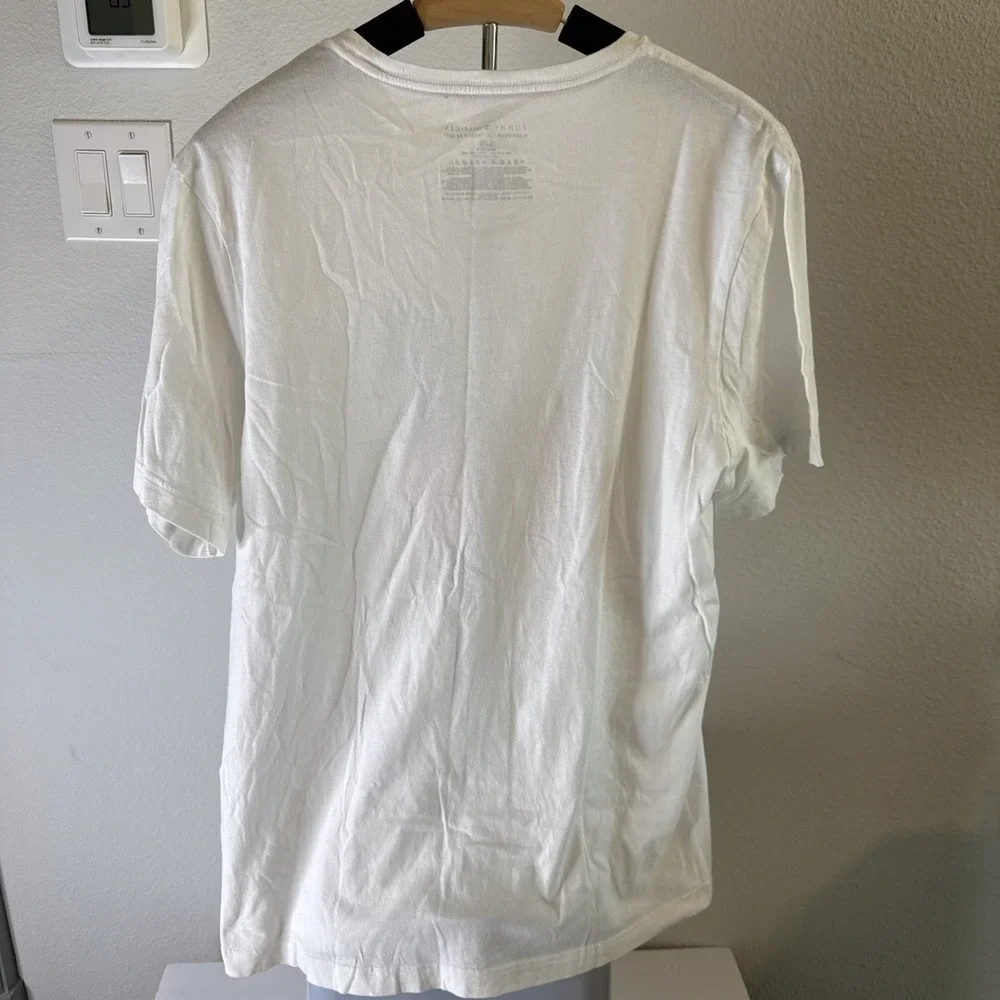 Vintage Men's Tommy Hilfiger Sleepwear Shirt White Graphic‎ Size L